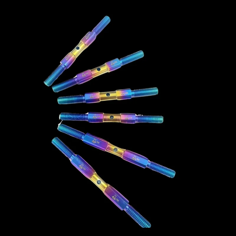 TZZ Titanium Turnbuckle set – All Losi 5IVE (6 pieces) Blue