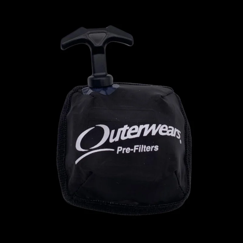 OUTERWEARS Pull start pre-filter Black