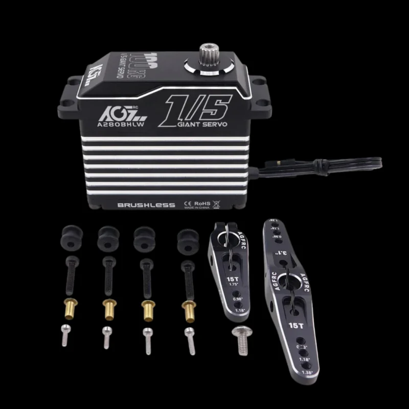 AGFRC Brushless 78KG Billet Servo – A280BHMW