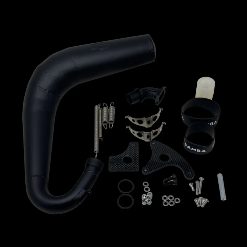 SAMBA V2 2025 MCD Steel Silenced Pipe  – incl Custom Carbon Fibre Fitting Kit