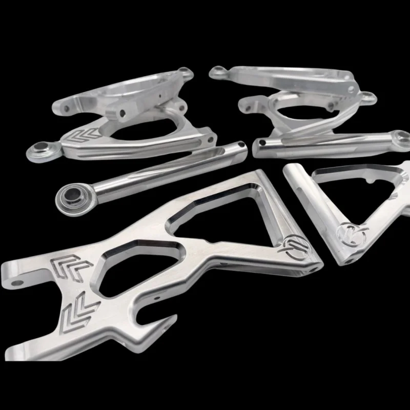 Red Arrow USA HD V2 Baja Extended Arm kit Raw Silver