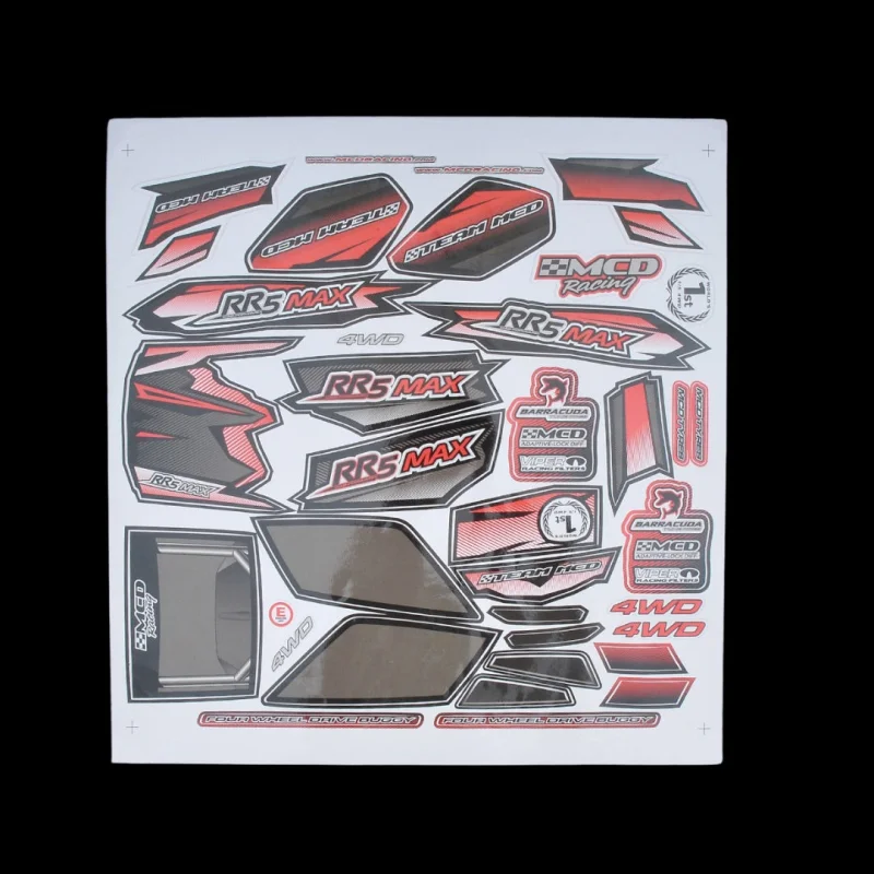 MCD RR5 CF Max Body Shell Decal Set – 503301P