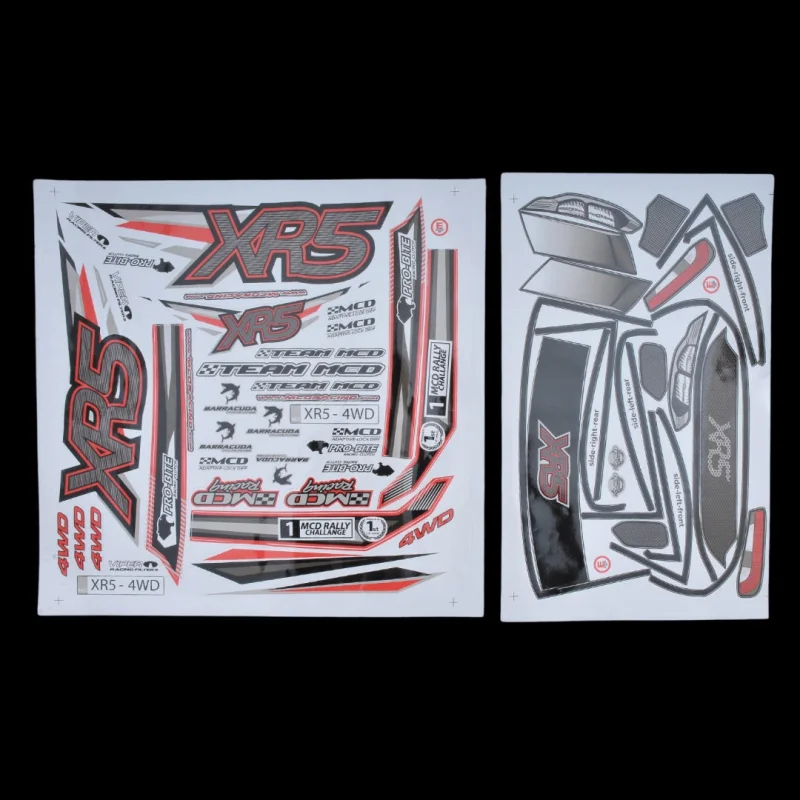 MCD XR5 Max Body Shell Decal Set – 503901P