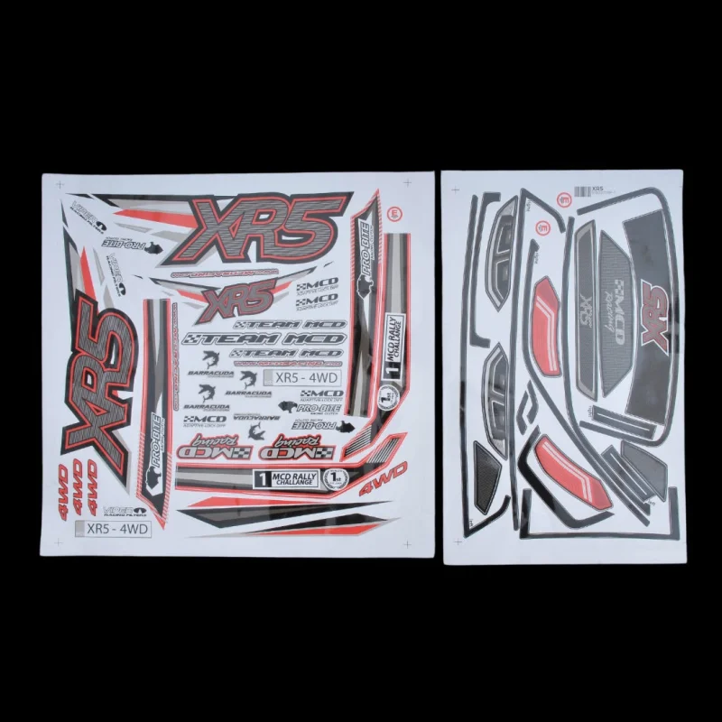 MCD XR5 Rally Body Shell Decal Set – 502701P