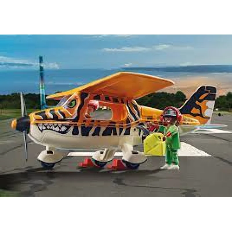 PLAYMOBIL Air Stunt Show Tiger Propeller Plane
