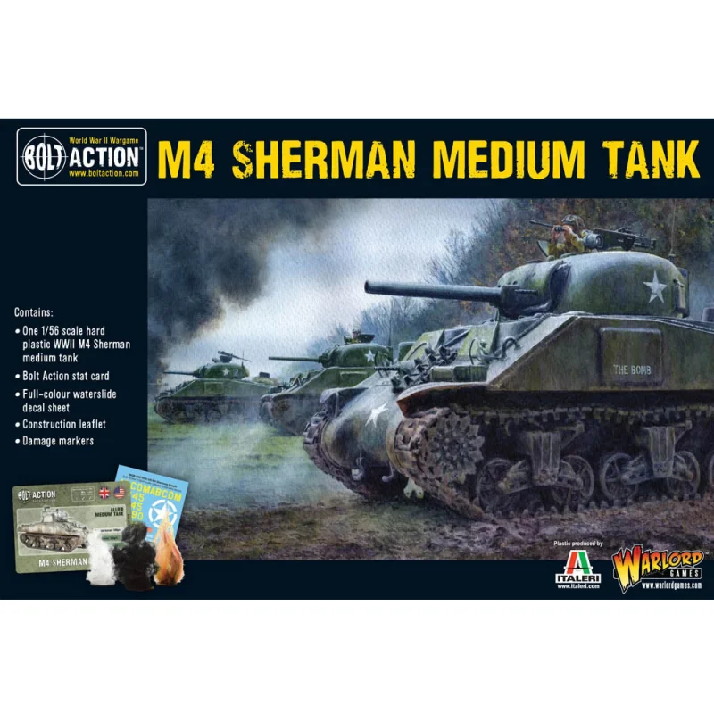 WARLORDS  WWII SHERMAN TANK 1:56