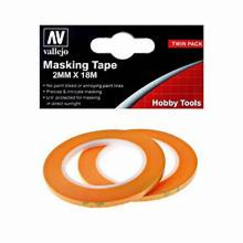 VALLEJO Precision Masking Tape 3mmx18m (2/pk)