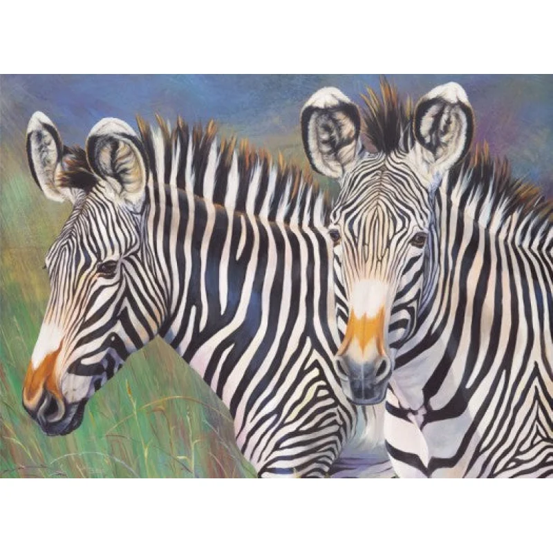 Zebras Paint by Number Age 8+ (11.25″x15.375″)