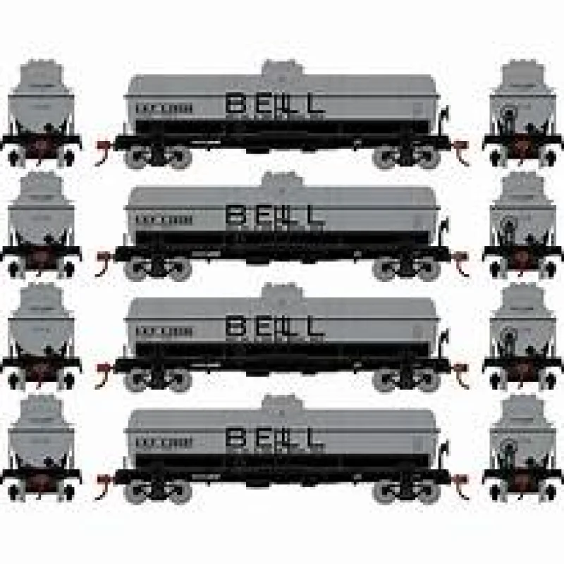 ATHEARN HO 1-Dome Tank, Bell Oil/SHPX #2 (4)