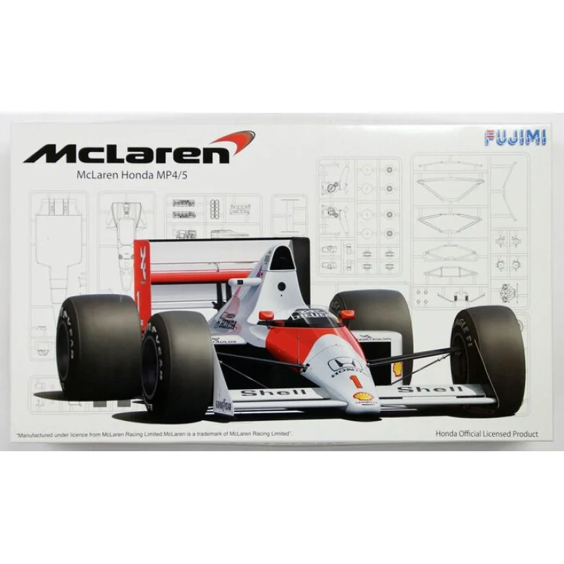 1/20 1989 Honda McLaren MP4/5 Monaco/Spain F1 GP Race Car