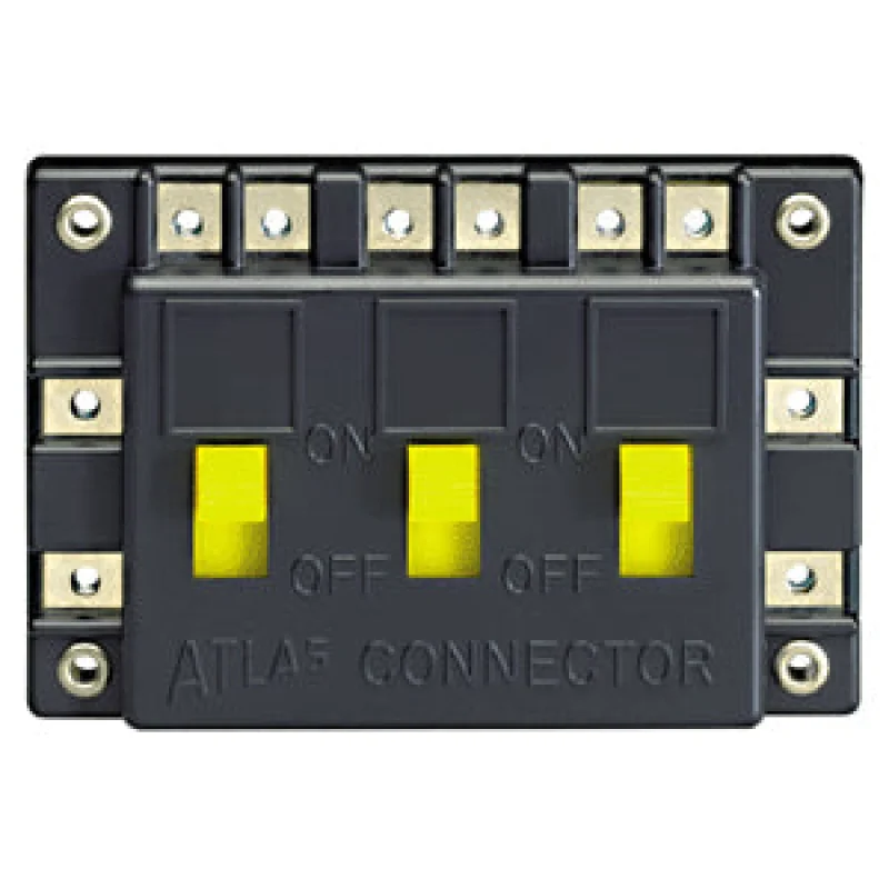 ATLAS HO/N Electrical Connector, 3 SPST On/Off Switches in Parellel