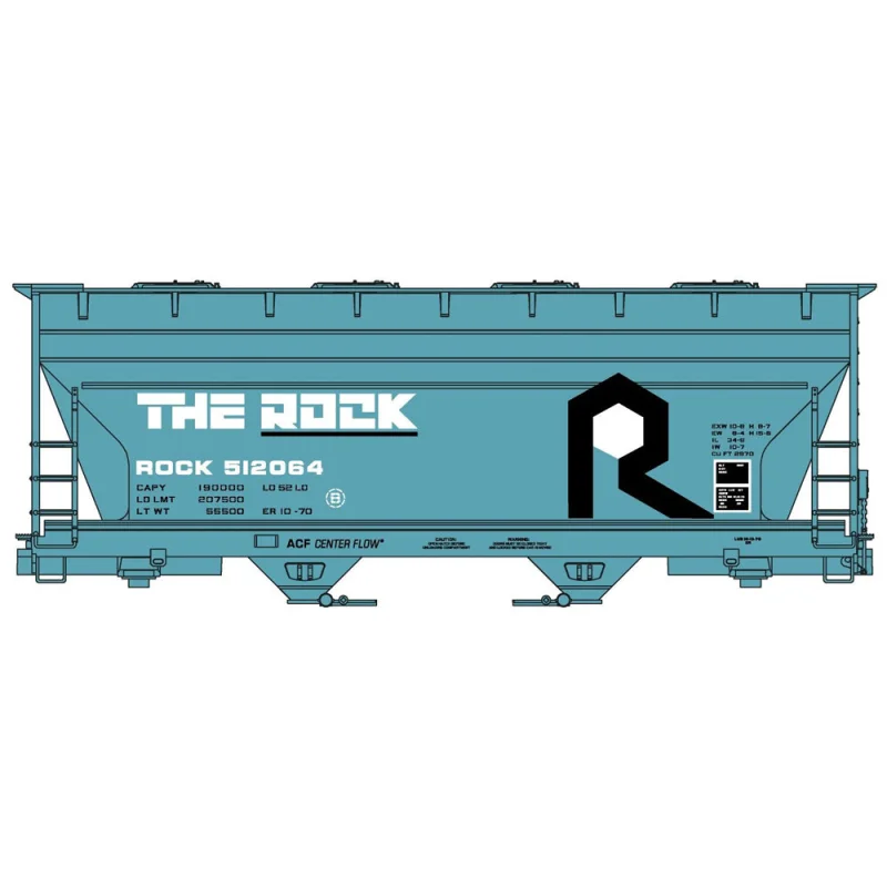 ACCURAIL HO Rock Island #512064 (blue, black, white)