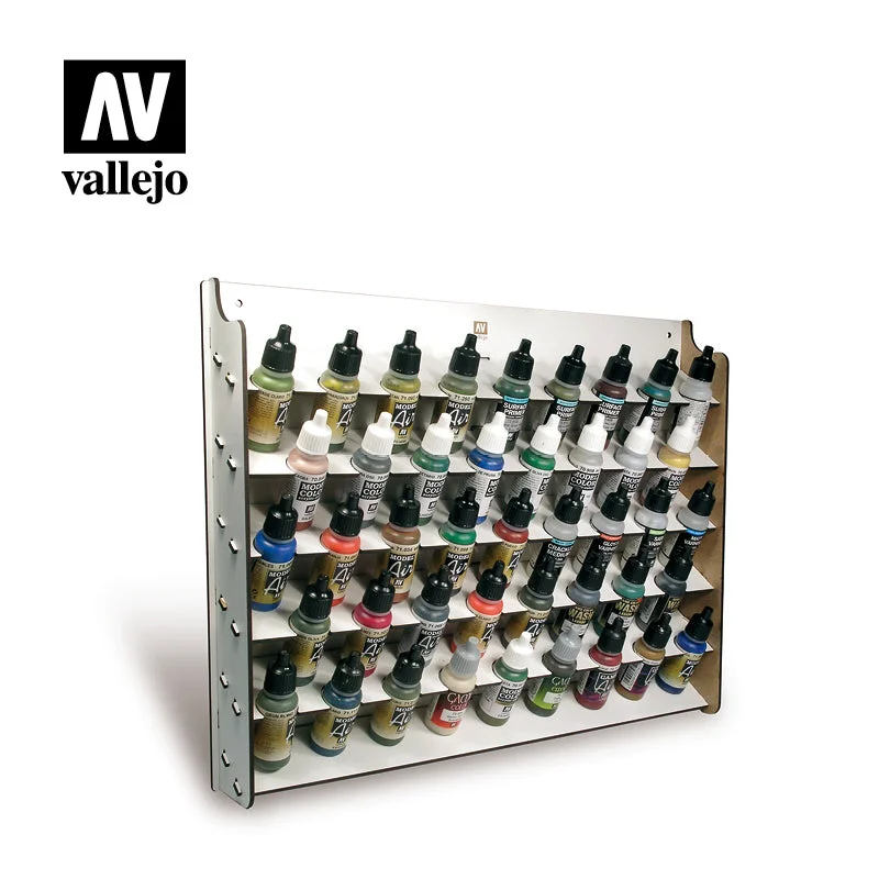 VALLEJO Wall Mounted Module Paint Display for 17ml (Holds 43 bottles)