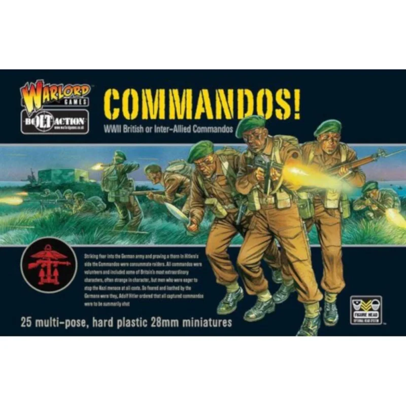 WARLOARDS WWII COMMANDOS 1:56