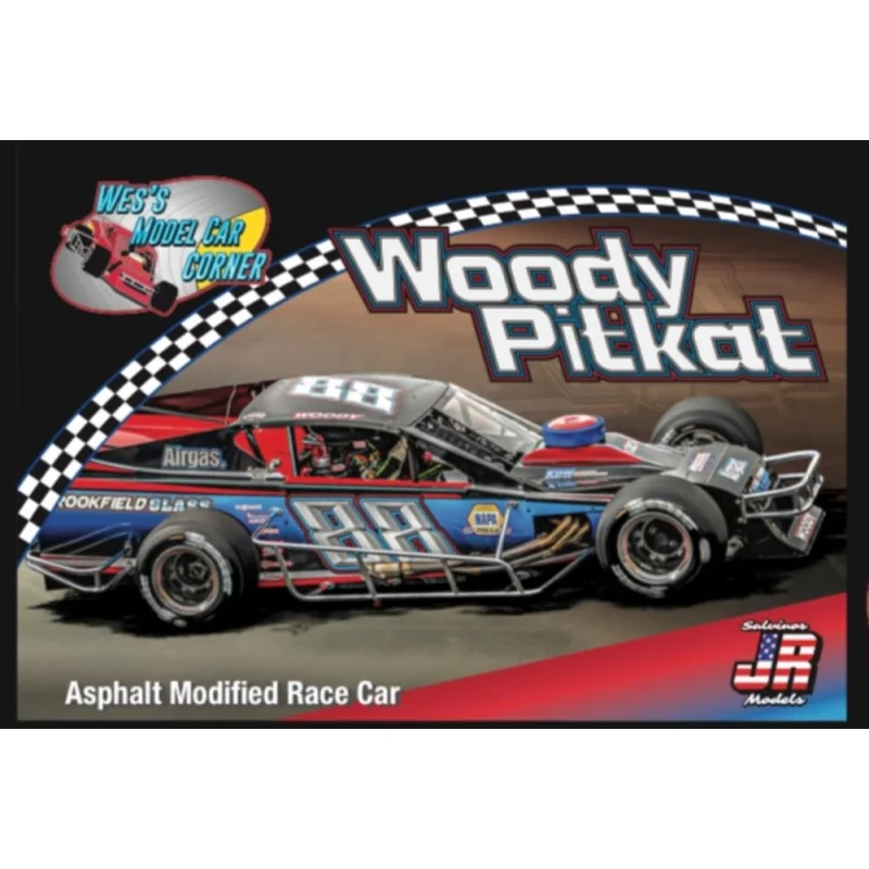 WES’S 1/25 Woody Pitkat #88 Asphalt Modified Race Car